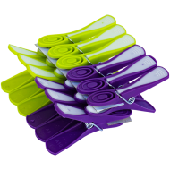 Carlige rufe rezistente din plastic 12 buc/set